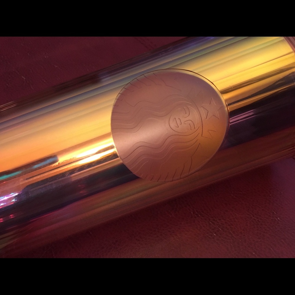 Starbucks 2020 rose gold iridescent tumblr